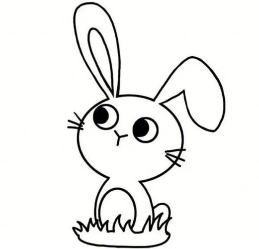 可爱小兔子简笔画 可爱小兔子简笔画卡通最萌