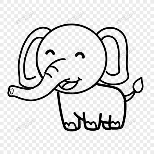 大象简笔画简单 大象简笔画简单又漂亮