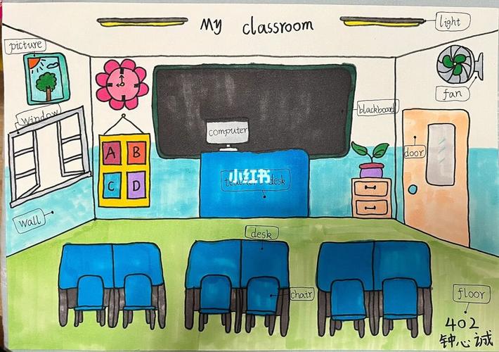 画一个美丽的教室手抄报