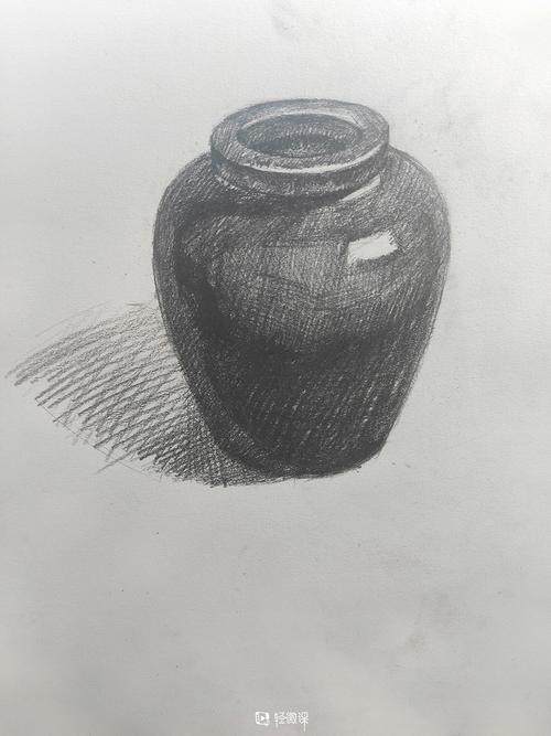 素描罐子怎么画 素描罐子怎么画出质感