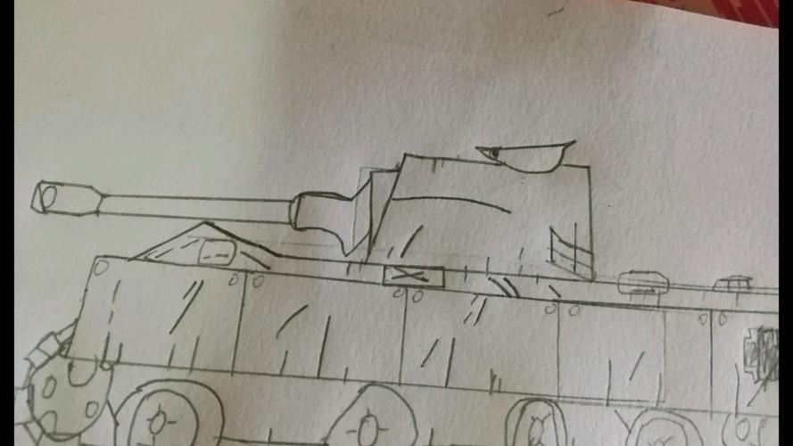 豹式坦克怎么画