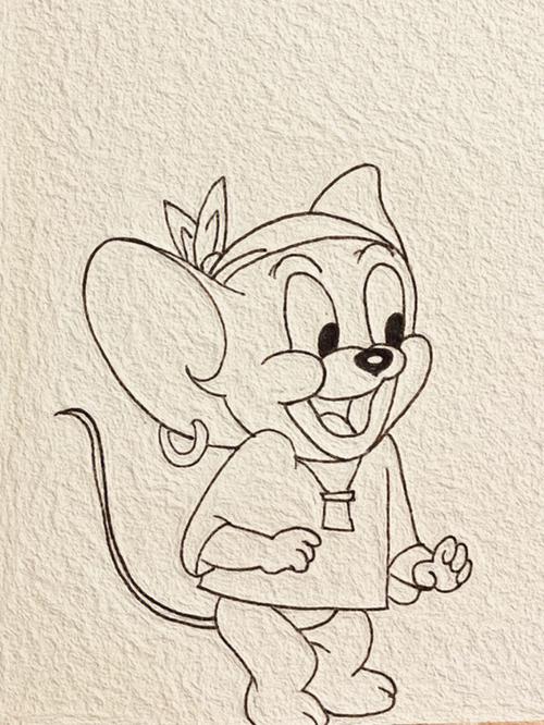 猫和老鼠简笔画 猫和老鼠简笔画彩色