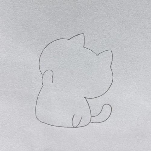 可爱的小猫咪简笔画