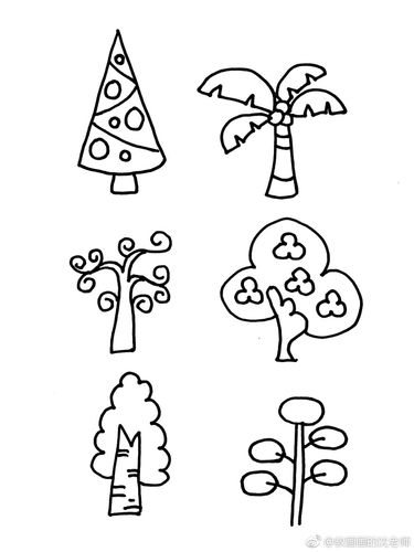 树怎么画简笔画 树木怎么画简单又好看