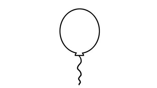 气球的简笔画 气球的简笔画图片