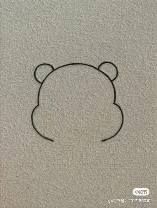 小熊的简笔画简单又好看 可爱