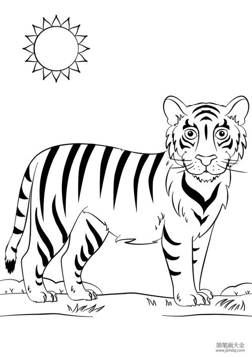 画一只小老虎 怎么画一只小老虎