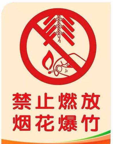 禁止燃放烟花爆竹海报