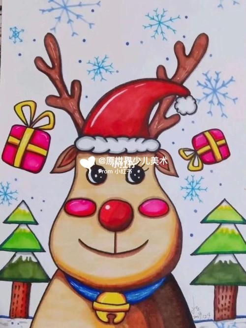 圣诞节儿童画简单漂亮 圣诞节儿童画简单漂亮简笔画