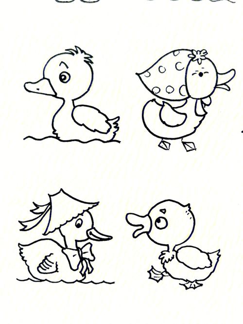 小鸭子简笔画简单又可爱 小鸭子简笔画简单又可爱教程