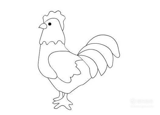 鸡的图片简笔画 漫画小鸡的图片简笔画