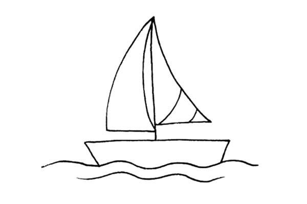 简笔画帆船 简笔画帆船图片