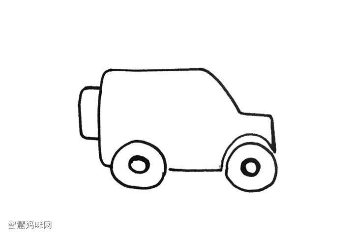小汽车简笔画可爱 小汽车简笔画可爱卡通