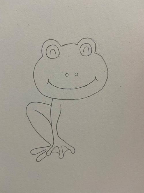 简笔画青蛙 