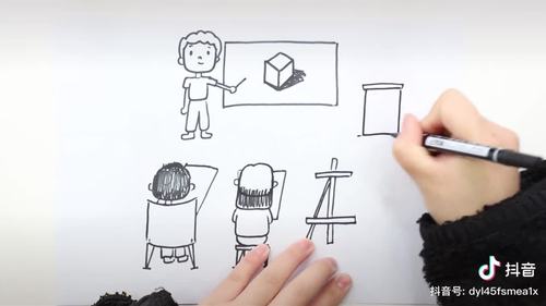 教室怎么画简笔画 小学的教室怎么画简笔画