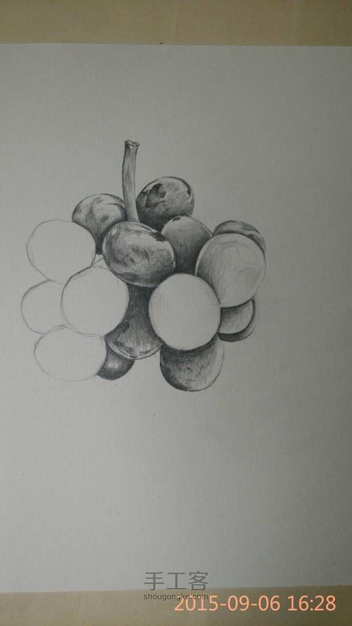 素描画简单水果 素描画简单水果步骤