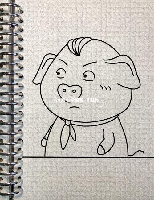 小猪简笔画图片可爱 小猪简笔画图片可爱彩色