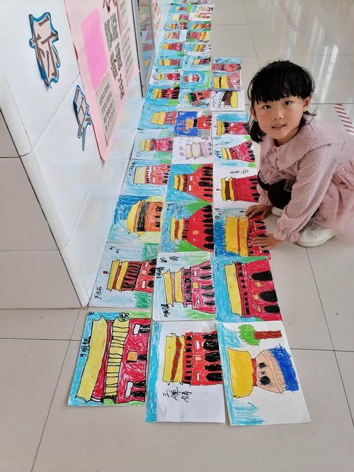 北京天安门儿童画 儿童北京天安怎么画简单