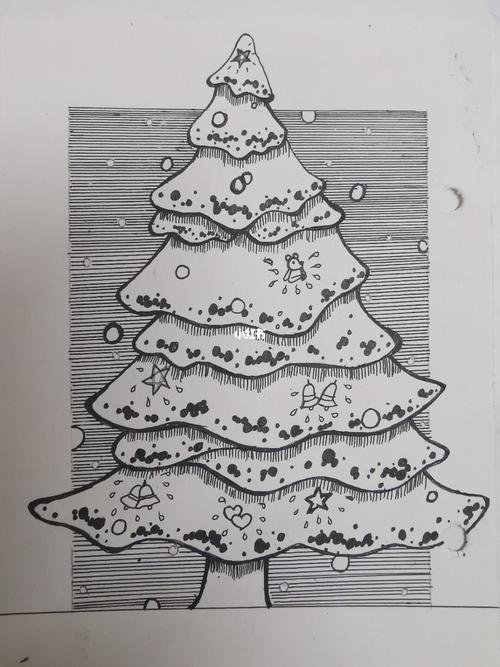 我想画圣诞树 我想画圣诞树手抄报