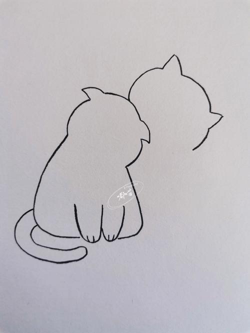 猫咪简笔画图片 猫咪简笔画图片大全可爱