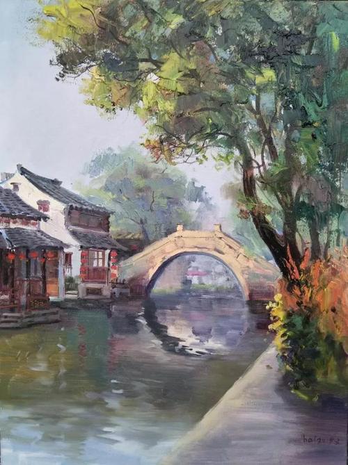 中国著名油画