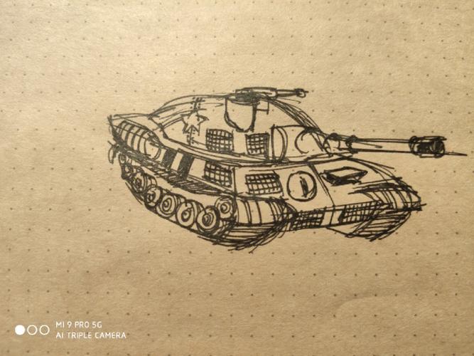 怎么画坦克 怎么画装甲车