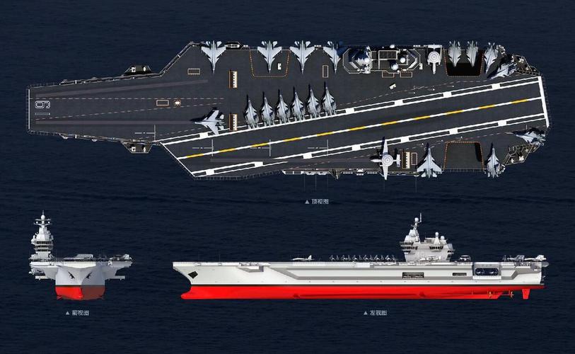 中国航空母舰怎么画 中国航空母舰怎么画侧面