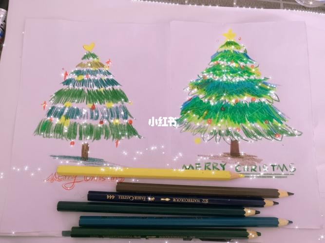 圣诞树绘画 圣诞树绘画图片