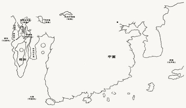 简笔画中国地图轮廓 简笔画中国地图轮廓图