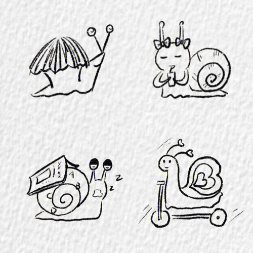 简笔画蜗牛的画法 简笔画蜗牛的画法