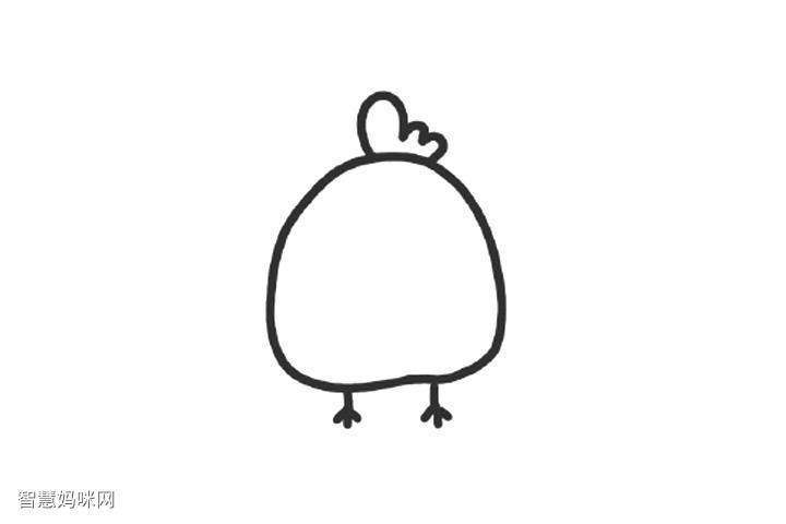 简笔画小鸡的画法 简笔画小鸡的画法步骤