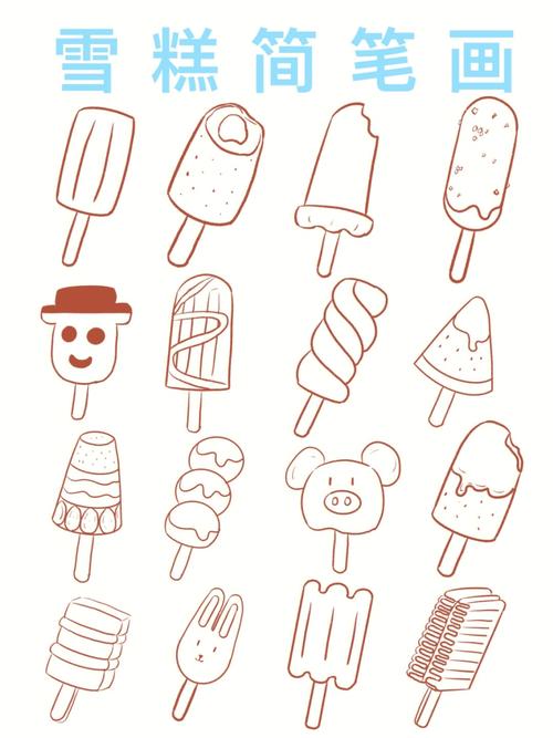冰淇淋怎么画简笔画