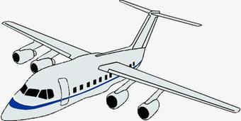 飞机模型简笔画