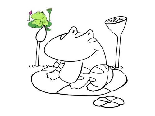 青蛙简笔画彩色 怎样画青蛙最简单