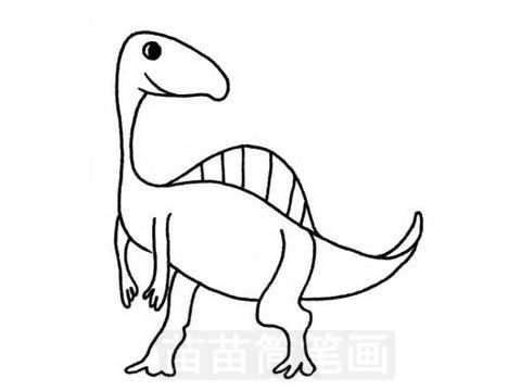 恐龙图片简笔画 恐龙图片简笔画彩色