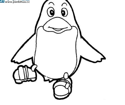 小企鹅简笔画可爱 小企鹅简笔画可爱幼儿园