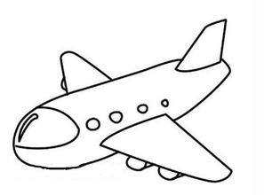 飞机简笔画简单又漂亮 飞机画简笔画