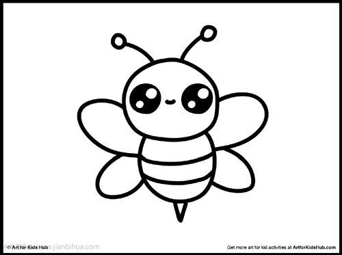 蜜蜂的简笔画 蜜蜂的简笔画.可爱