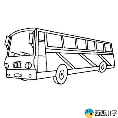 公交车怎么画简笔画 公交车怎么画简笔画图片