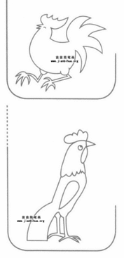 怎么画公鸡 大公鸡怎么画
