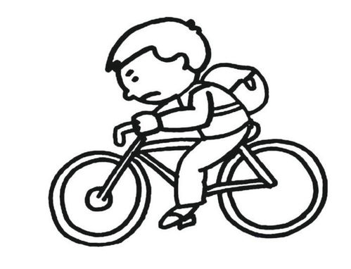 自行车简笔画 自行车简笔画儿童简笔画