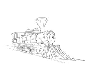 火车头怎么画和谐号火车头怎么画