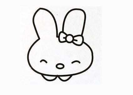 兔简笔画 小白兔简笔画