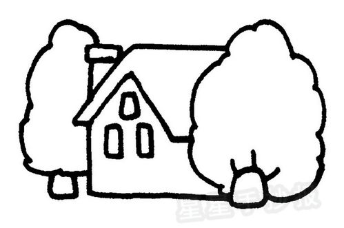 画小房子怎么画最简单的又漂亮 画个小房子怎么画