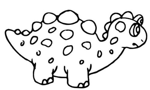恐龙简笔画幼儿园 恐龙简单画法简笔画幼儿园