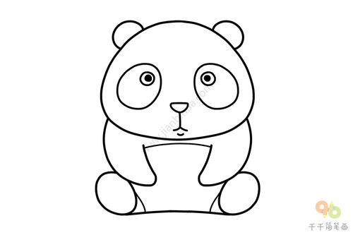 熊猫的简笔画简单又好看 熊猫简笔画简单