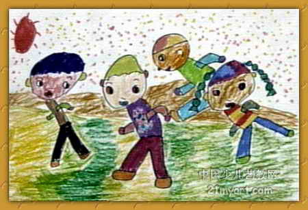 儿童跑步图画 儿童跑步图画三年级一等奖