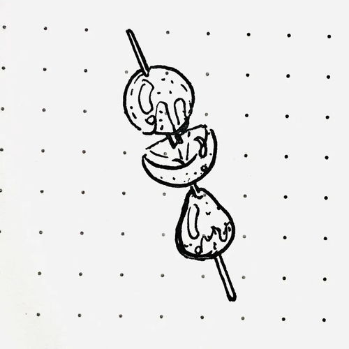冰糖葫芦怎么画 冰糖葫芦怎么画简单又好看