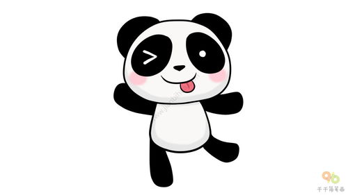 可爱熊猫简笔画 可爱熊猫简笔画萌萌哒
