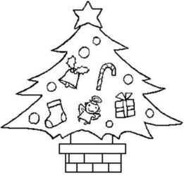 圣诞树图片简笔画涂色 怎么画圣诞树简单又好看